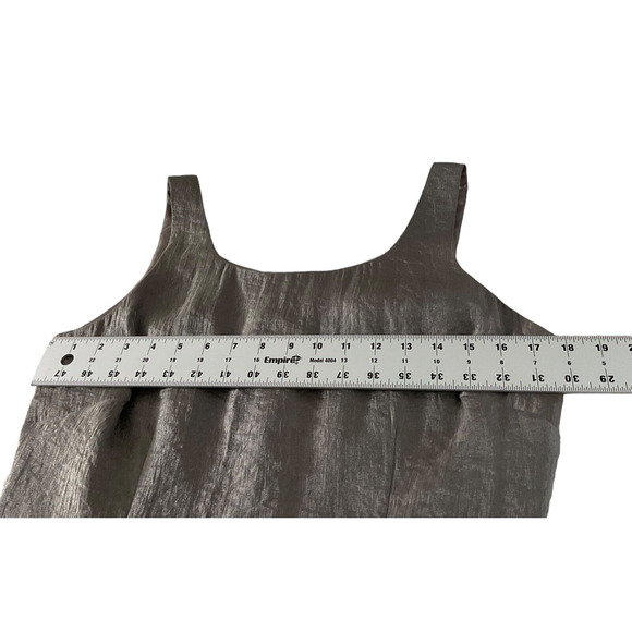 Jessica Howard Womens 10P Petite Two-Piece Brown Dress Jacket Set Taupe Shinny - Picture 7 of 16